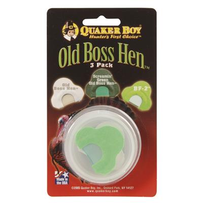 Quaker Boy Old Boss Hen Turkey Call 3 pk.