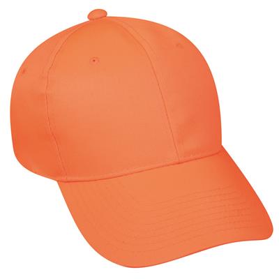 Outdoor Cap 6 Panel Mid Profile Hat Blaze Orange