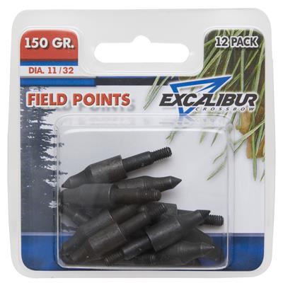 Excalibur Field Points 11/32 150 gr. 12 pk.