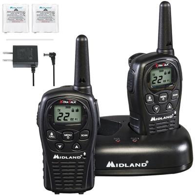 Midland LXT500VP3 2 Way Radio w/Batteries & Charger