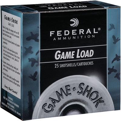 Federal Game-Shok Upland Load 12 ga. 2.75 in. 1 oz. 6 Shot 25 rd.