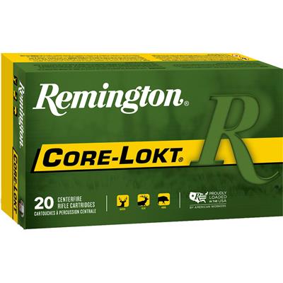 Remington Core-Lokt Centerfire Rifle Ammo 270 Win. 130 gr. Core-Lokt PSP 20 rd.