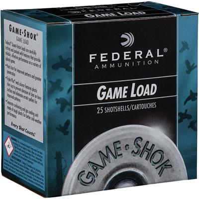 Federal Game-Shok Upland Load 20 Gauge 2.75 in. 7/8 oz. 7.5 Shot 25 rd.