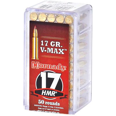 Hornady Varmint Express Rimfire Ammo 17 HMR 17 gr. V-Max 50 rd.