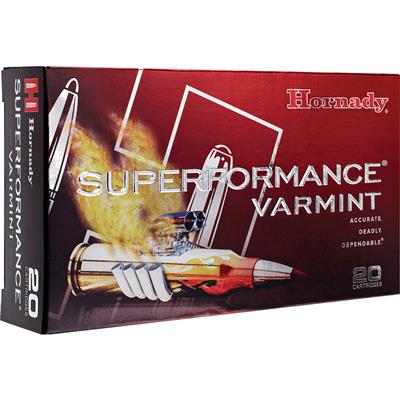 Hornady Superformance Varmint Rifle Ammo 204 Ruger 32 gr. V-Max 20 rd.