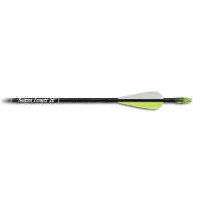 Carbon Express Thunder Express Arrows Black 26 in. 3 pk.