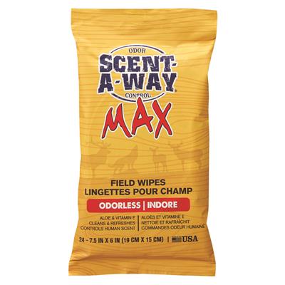 Scent-A-Way Max Field Wipes 24 pk.