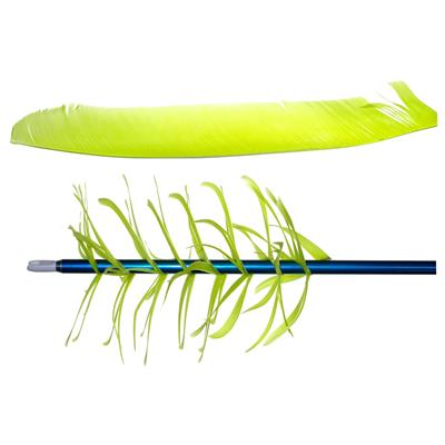 Trueflight Spiral Wrap Flu-Flu Feathers Chartreuse RW 100 pk.