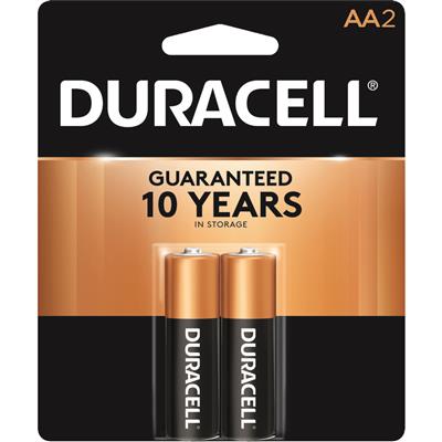 Duracell Coppertop Batteries AA 2 pk.