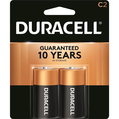 Duracell Coppertop Batteries C 2 pk.