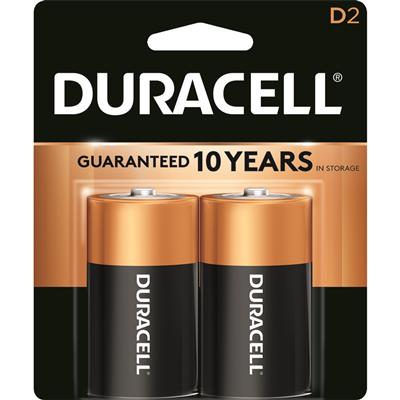 Duracell Coppertop Batteries D 2 pk.