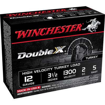 Winchester Double X High Velocity Turkey Load 12 ga. 3.5 in. 2 oz. 5 Shot 10 rd.