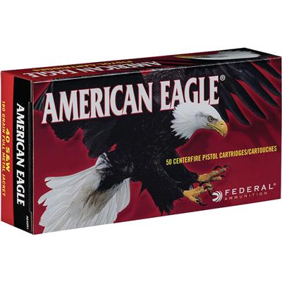 Federal American Eagle Pistol Ammo 40 S&W 180 gr. FMJ 50 rd.