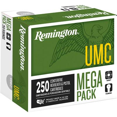 Remington UMC Handgun Ammo 40 S&W 180 gr. FMJ 250 rd.