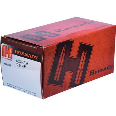 Hornady Custom Rifle Ammo 223 Rem 55 gr. Spire Point 50 rd.