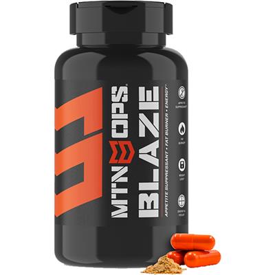 MTN OPS Blaze Capsules Energy/Fat Burner/Appitite Suppresent 30 ct.