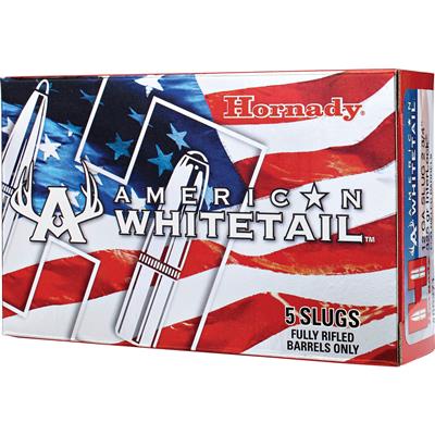 Hornady American Whitetail InterLock Load 12 Gauge 2.75 in. 325 gr. Slug 5 rd.