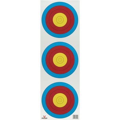 30-06 Paper Targets 3 Spot Vertical 100 pk.