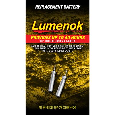 Lumenok Replacement Batteries For Bolt Ends 2 pk.