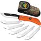 Outdoor Edge Razor Blaze Knife Orange 6 Blades Clamshell