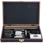 Gunmaster Deluxe Universal Gun Cleaning Kit Wooden Case 35 pc.