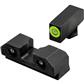 XS Sights R3D 2.0 Pistol Sights Green Glock STD.HT.17,19,22-24,26,27,31-36,38