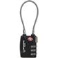 Bulldog Single Pack TSA Lock Steel Cable Lock