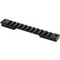 Warne Mountain Tech Tactical Rail Matte Black 20 MOA Remington Short Action