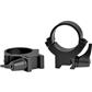 Warne Maxima Horizontal QD Rimfire Scope Rings 3/8 Dovetail Matte Black 1 in. High