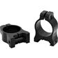 Warne Vapor Aluminum Scope Rings Matte Black 1 in. Low