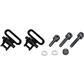 Allen Swivel Set for Bolt Action Rifles Black 1 in. Wide Loop