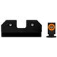 XS Sights R3D Night Sights Orange Glock 17/19/22/23/24/26/27/31