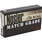 Nosler Match Grade Rifle Ammunition 308 Win. 175 gr. RDF HPBT 20 rd.