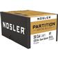 Nosler Partition Bullets .30 Cal. 220 gr. Spitzer Point 50 pk.