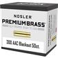 Nosler Custom Brass .300 Blackout 50pk.