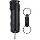 Sabre Pepper Gel Spray Black with Whistle Keychain