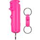 Sabre Pepper Gel Spray Pink with Whistle Keychain