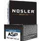 Nosler ASP Handgun Ammo 9mm 124 gr. HG JHP 20 rd.