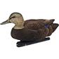 AvianX Top Flight Duck Decoys Flocked Black Duck 6 pk.