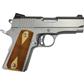 Rock Island Rock Standard CS 1911 Pistol 9mm 3 in. Stainless Steel Wood Grip 8 rd.