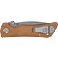 Southern Grind Spider Monkey Folding Knife 3.25 in. Tanto Stain w/ Micarta Handle