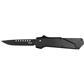 Southern Grind Arachnid OTF Knife 3.2 in  Drop Point Black w/Black