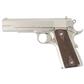 Tisas A1 Stakeout 1911 Pistol 9mm/38 Super 5 in. Nickel with Walnut Grip 9 rd.