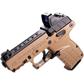 Keltec P17 Optics Ready Pistol  22 lr. 3.8 in. Tan 17 rd. With Optic/Holster