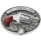 NAA 50th Anniversary Revolver w/Buckle 22 LR Stainless w/Gold Inlay 1.13 in. 5 rd