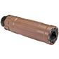 Dead Air Lazarus 6 Suppressor 6mm w/Keymo ADPT & DA115 1/2-28 KeyMicro FH FDE