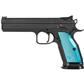 CZ TS 2 Pistol 9mm 5.28 in. Black/Blue Grips 10+1 rd.