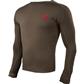 Badlands Pecora Lightweight Merino Crew MUD Small