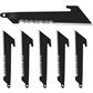 Outdoor Edge Utility Replacement Blades Serrated Black 3 in. 6 pk.