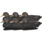 Zink Floater Duck Decoys Black Ducks 6 pk.